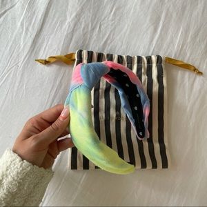 Lele Sadoughi tie dye headband